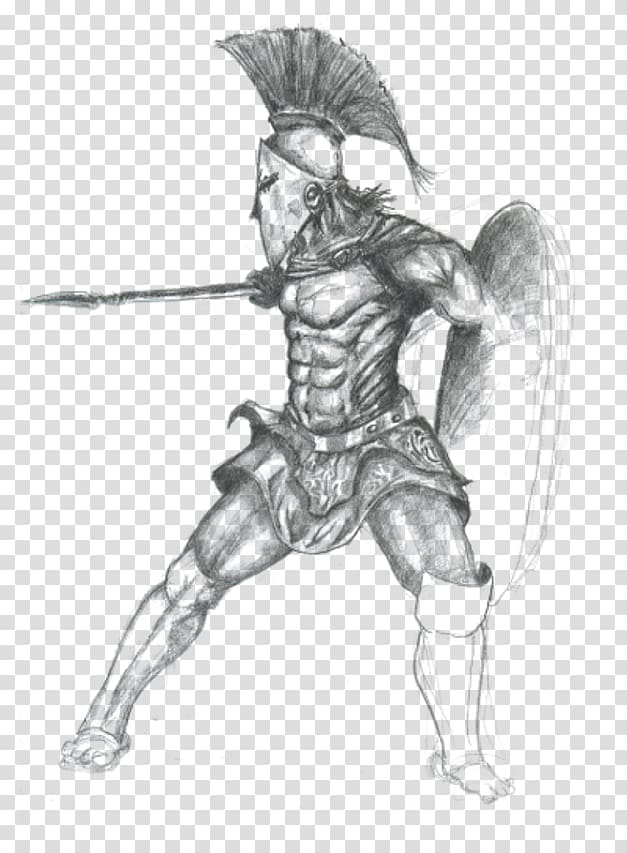 Spartan army Warrior Agoge Soldier, warrior transparent background PNG clipart
