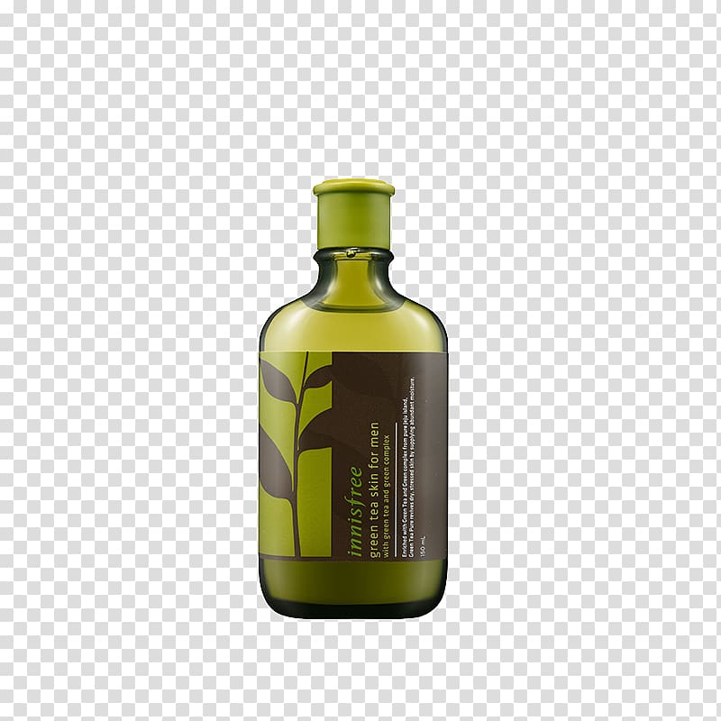 South Korea Green tea Lotion Innisfree Cosmetics, Innisfree men refreshing green tea moisture water transparent background PNG clipart