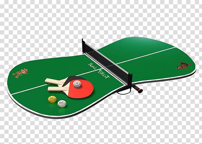 Pong Table tennis racket, Cartoon folding table tennis table transparent background PNG clipart