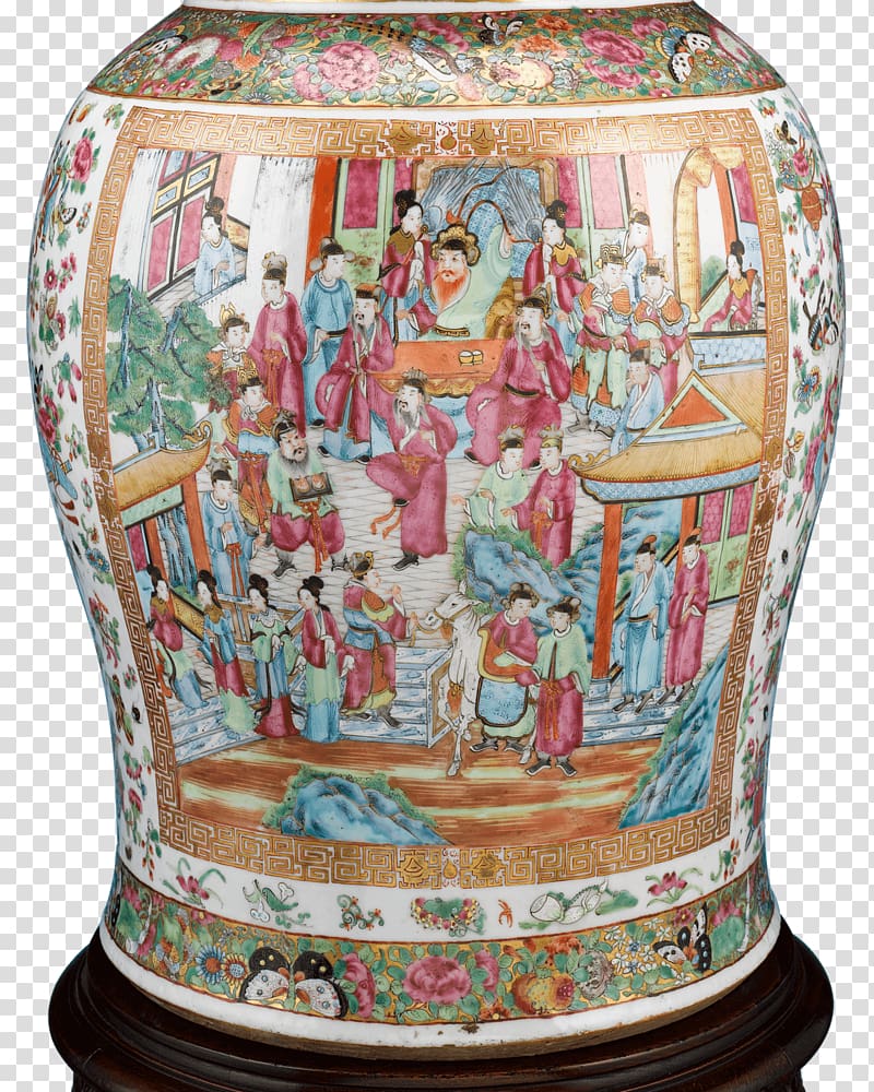 Vase Chinese export porcelain Chinese ceramics, vase transparent background PNG clipart