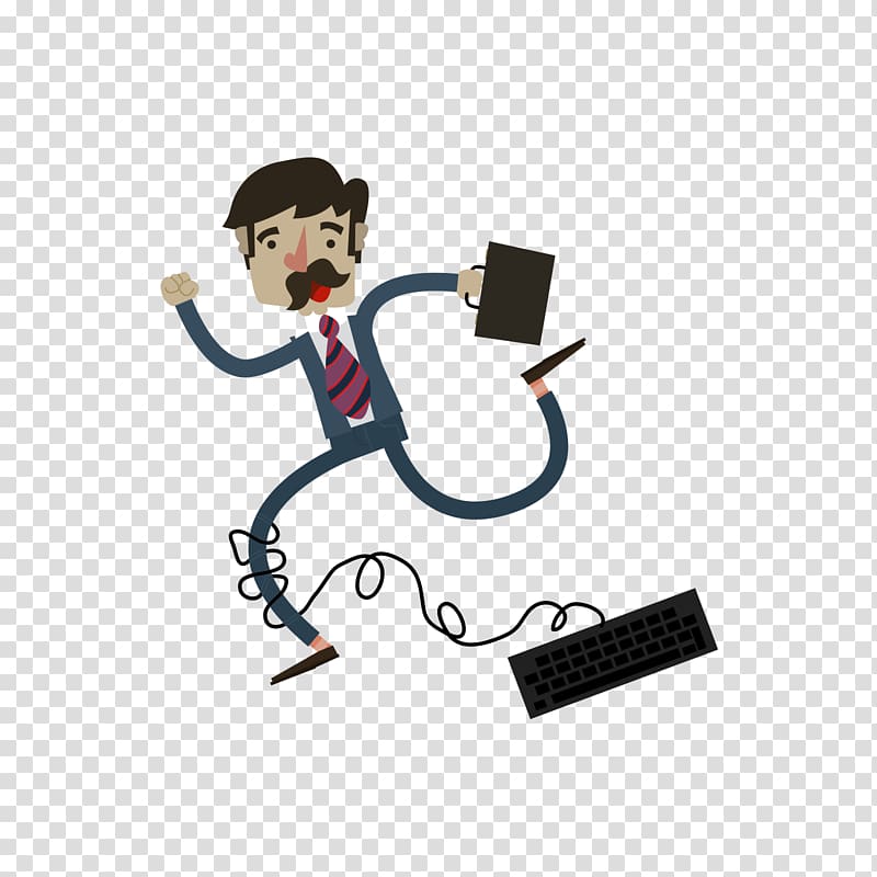 Euclidean Icon, Hurry to work people transparent background PNG clipart
