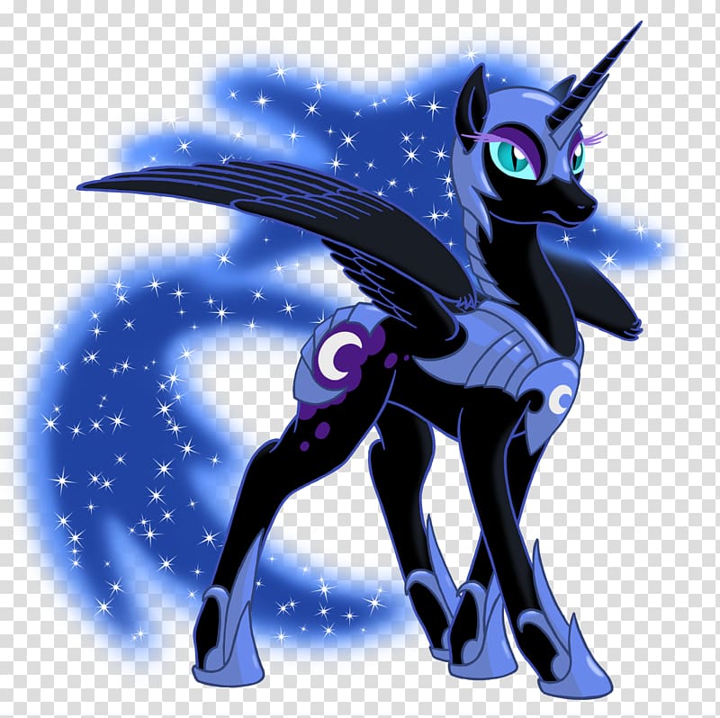 Pony Princess Luna WordCamp Israel Nightmare, floating stars transparent background PNG clipart