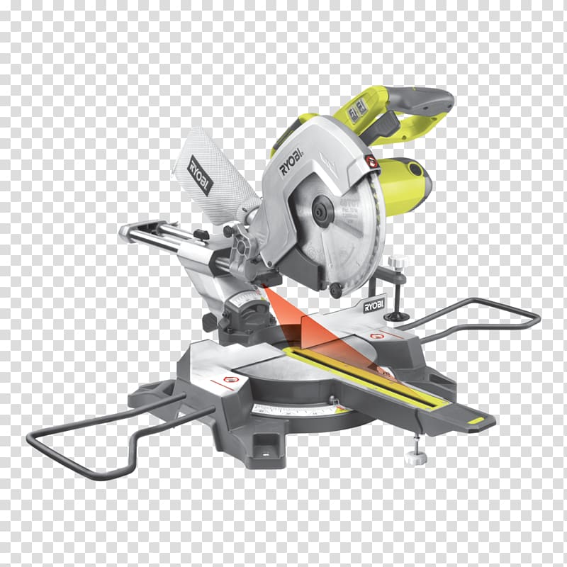 Miter saw Miter joint Tool Ryobi, saw transparent background PNG clipart