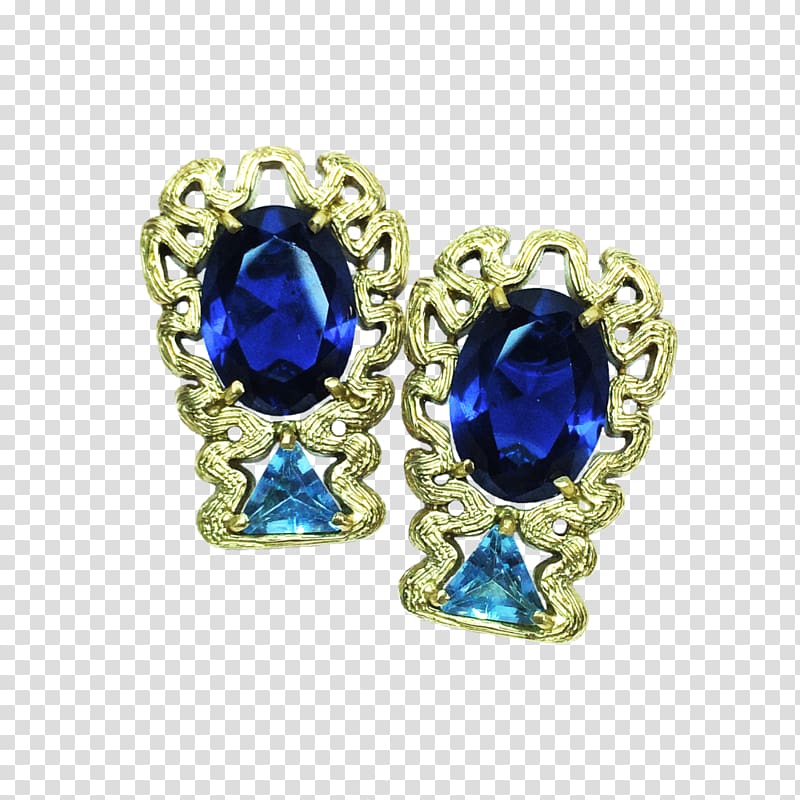 Earring Sapphire Jewellery Necklace Bracelet, sapphire transparent background PNG clipart