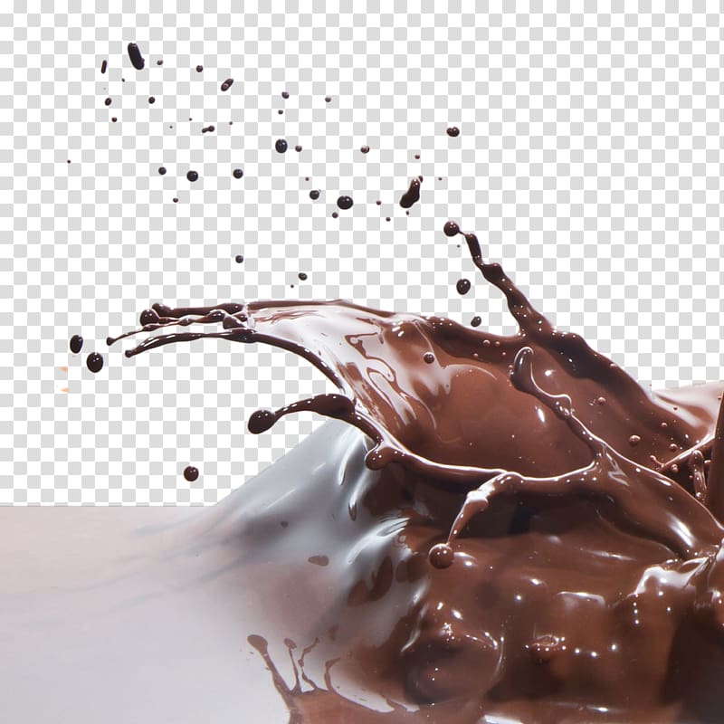 hand-painted creative gourmet food,chocolate sauce transparent background PNG clipart