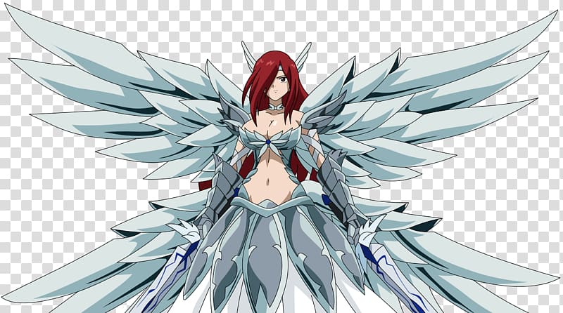 Erza Scarlet Gray Fullbuster Wendy Marvell Fairy Tail Natsu Dragneel, Fairy transparent background PNG clipart