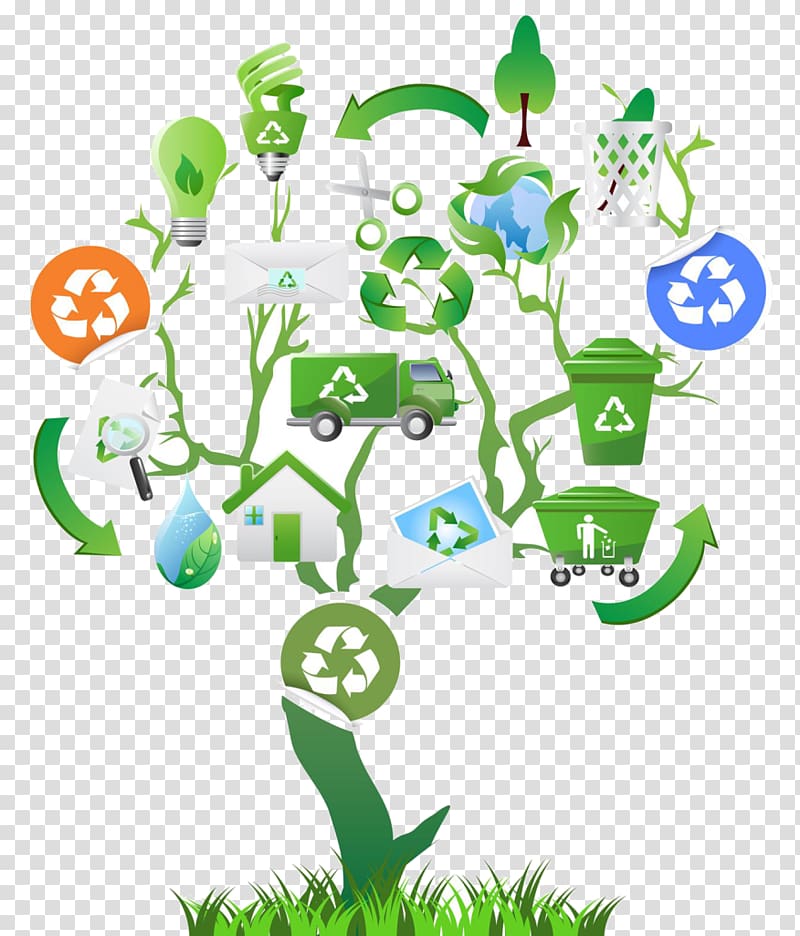 Recycling Waste management Reuse Plastic, environmental background transparent background PNG clipart