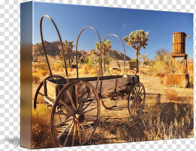 American frontier Western United States Covered wagon Stagecoach, painting transparent background PNG clipart
