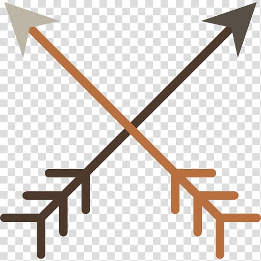 Archery Arrow Icon, Bow and arrow transparent background PNG clipart