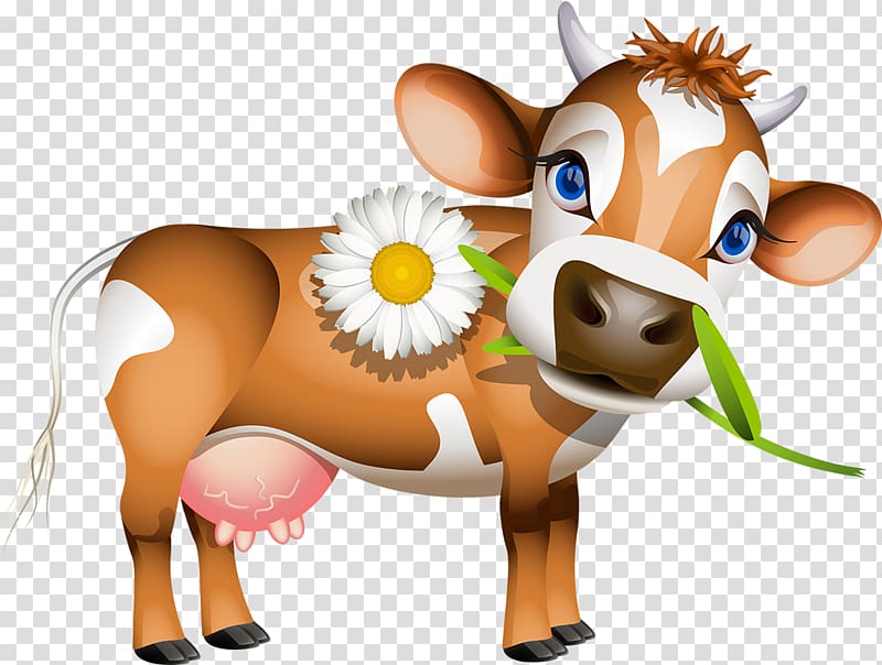 Jersey cattle , cow transparent background PNG clipart