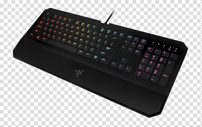 Computer keyboard Computer mouse Razer Inc. Chiclet keyboard Gaming keypad, keypad transparent background PNG clipart