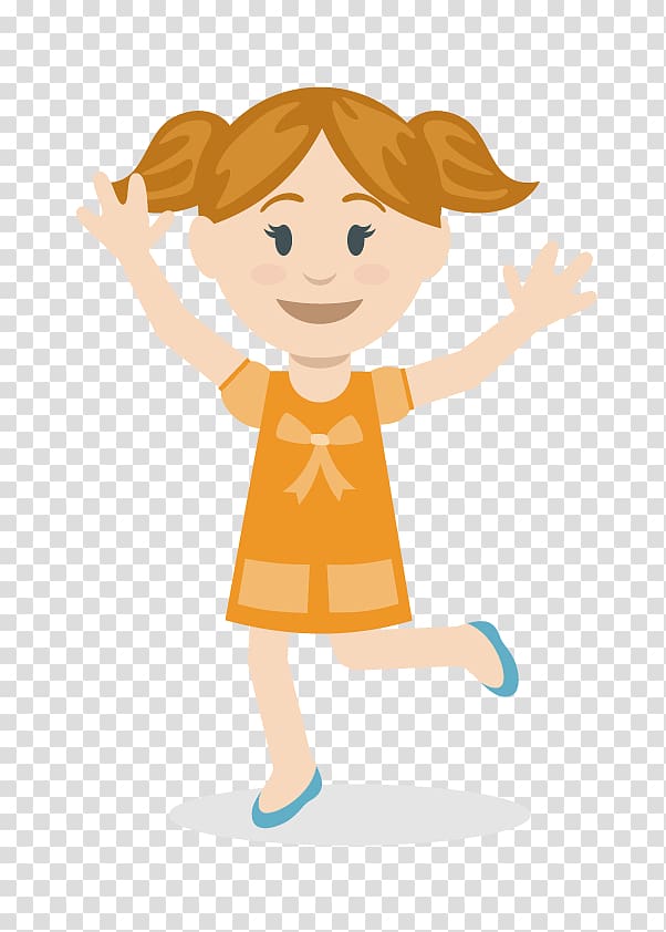 Child Drawing Illustration, Happy girls transparent background PNG clipart