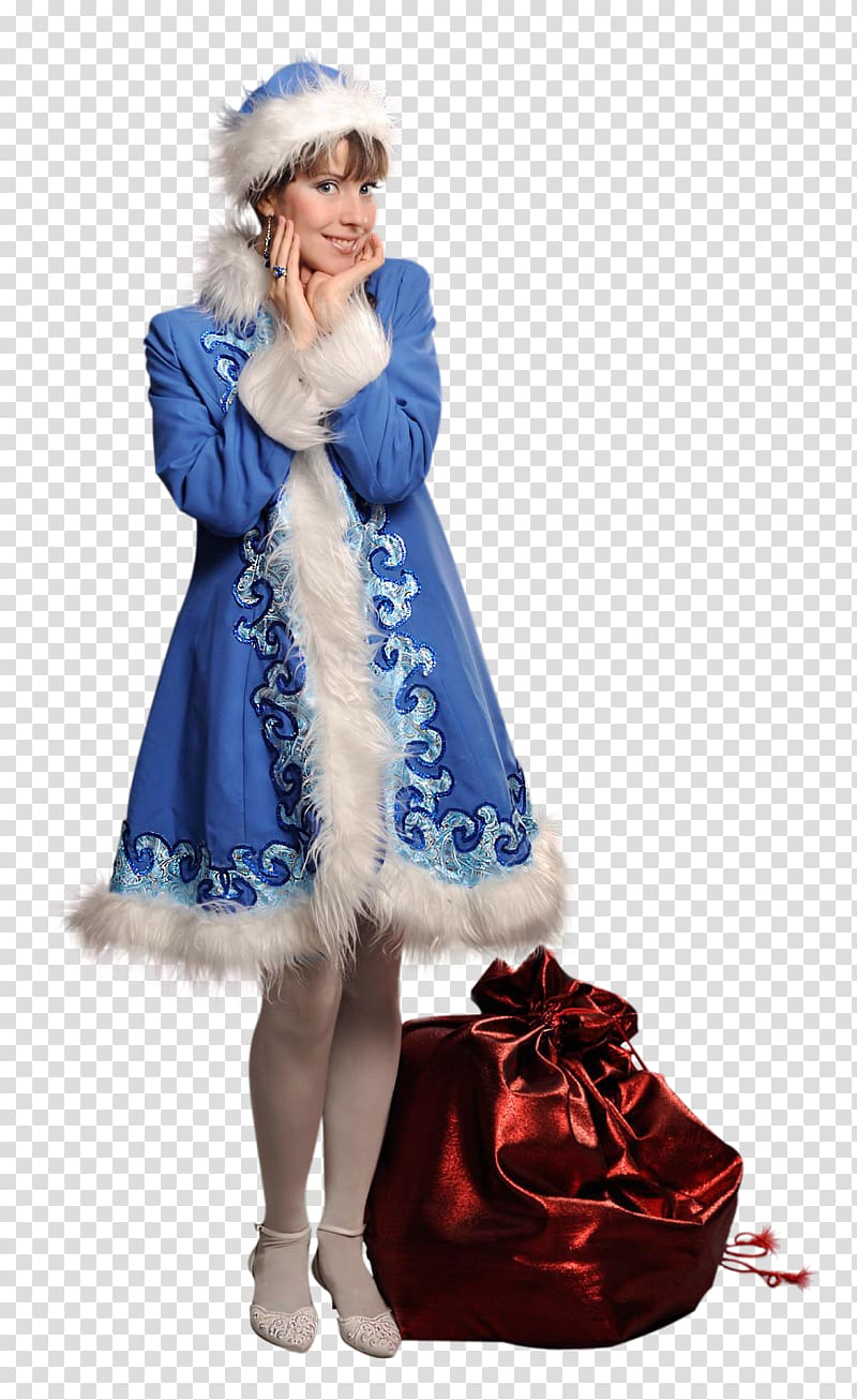 Mrs. Claus Woman Christmas Blue New Year, Parasol transparent background PNG clipart