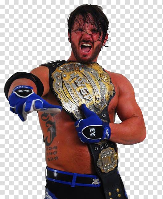 A.J. Styles World Heavyweight Championship New Japan Pro-Wrestling IWGP Heavyweight Championship Professional wrestling, AJ Styles Background transparent background PNG clipart