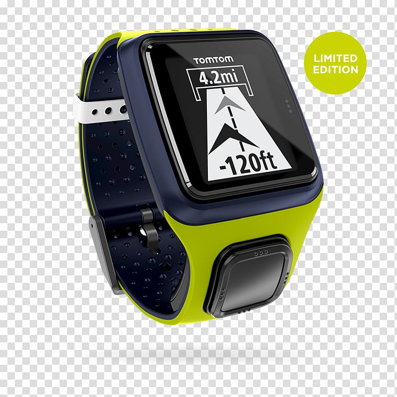 GPS watch TomTom Runner TomTom Multi-Sport Cardio, GPS Watch transparent background PNG clipart