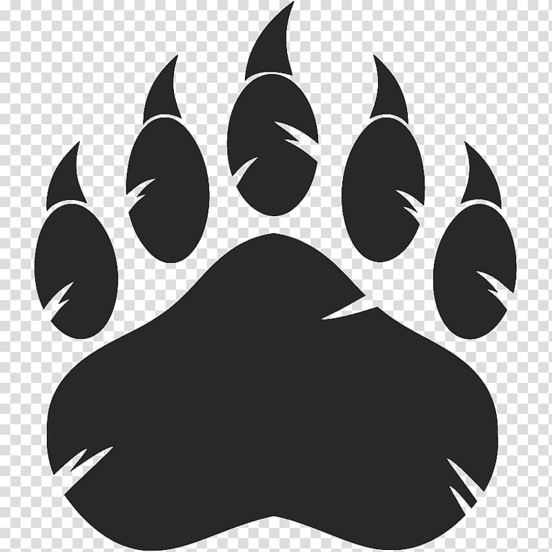 American black bear Paw , bear transparent background PNG clipart