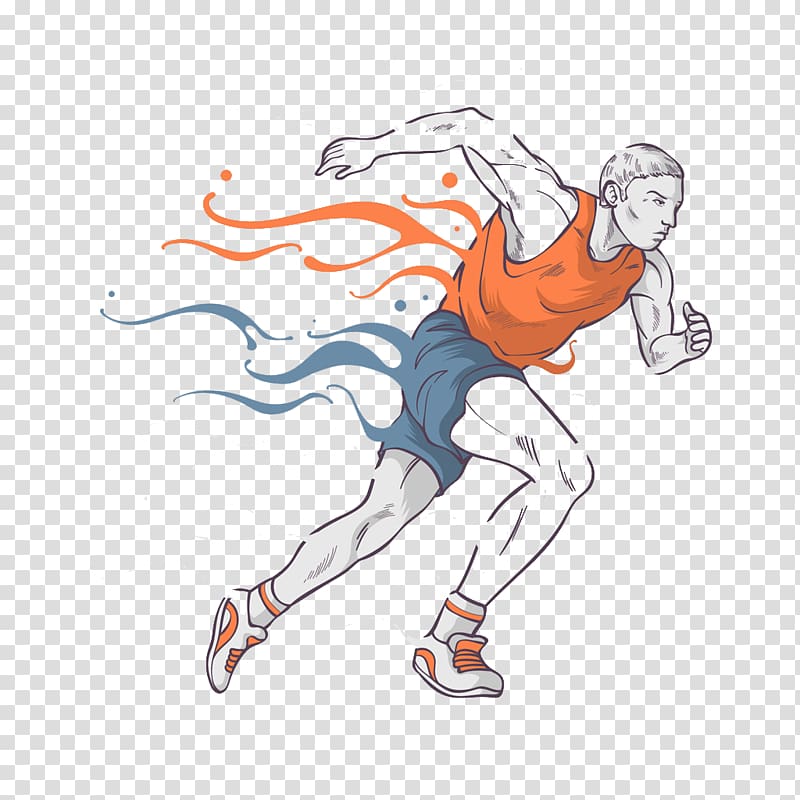 man running illustration, Muscle Dr. Alex Jimenez DC , Injury Medical & Chiropractic Clinic Health, Running man transparent background PNG clipart