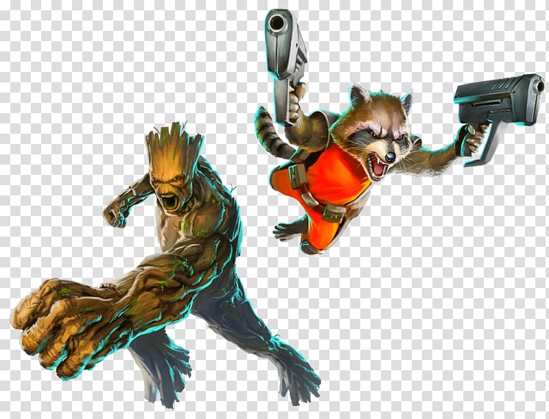 Marvel Puzzle Quest Rocket Raccoon Groot Star-Lord Guardians of the Galaxy, guardians of the galaxy transparent background PNG clipart