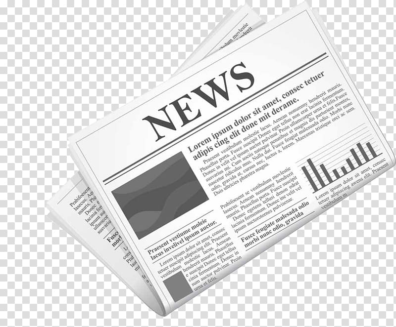 retro reading newspaper transparent background PNG clipart