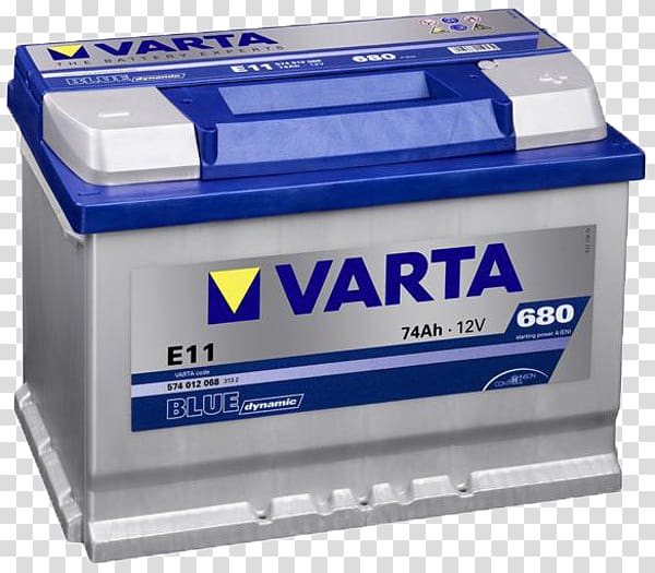 Car VARTA Automotive battery Electric battery VRLA battery, car transparent background PNG clipart