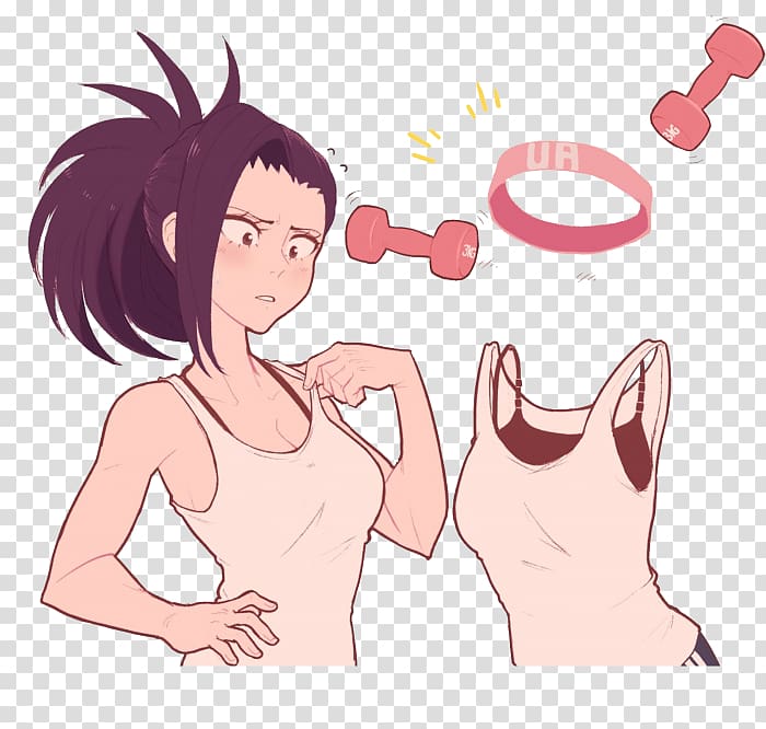 Fan art Drawing My Hero Academia, Momo yaoyorozu transparent background PNG clipart