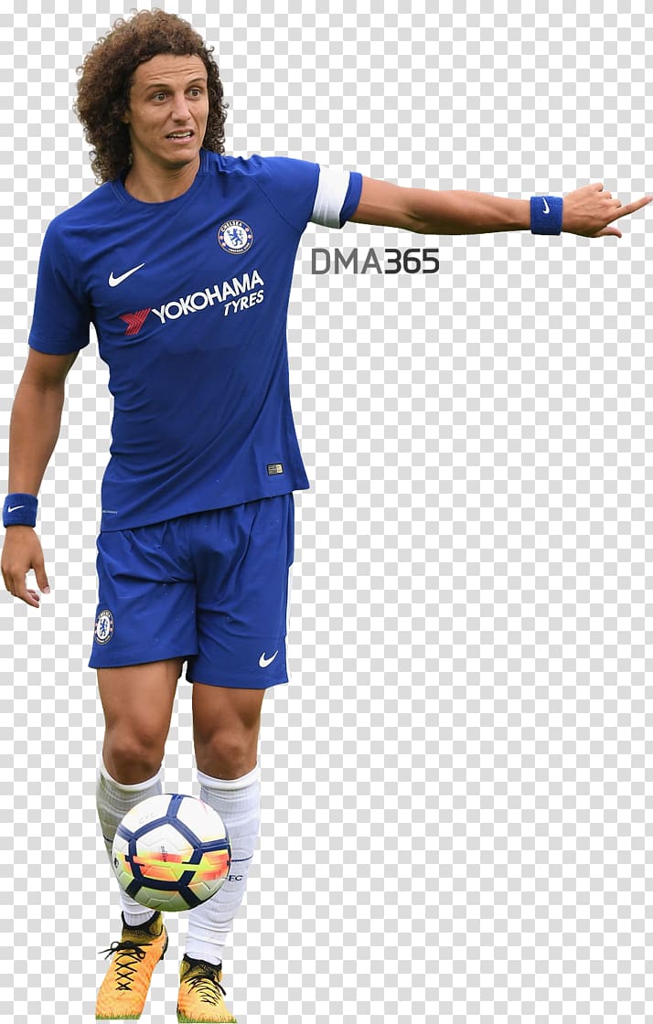 David Luiz Chelsea F.C. Dream League Soccer Football player Jersey, football transparent background PNG clipart