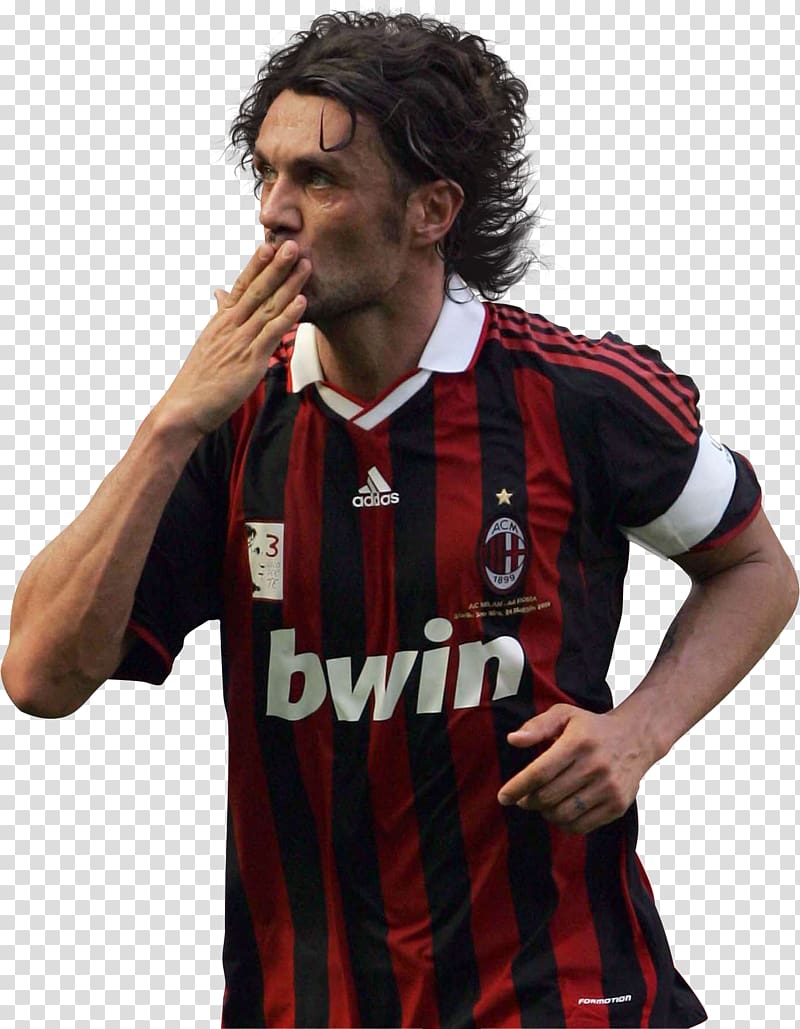 Paolo Maldini A.C. Milan Serie A Football FIFA Club World Cup, maldini transparent background PNG clipart