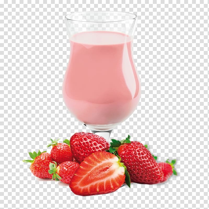 Drink mix Meal replacement Strawberry juice, milk shake transparent background PNG clipart