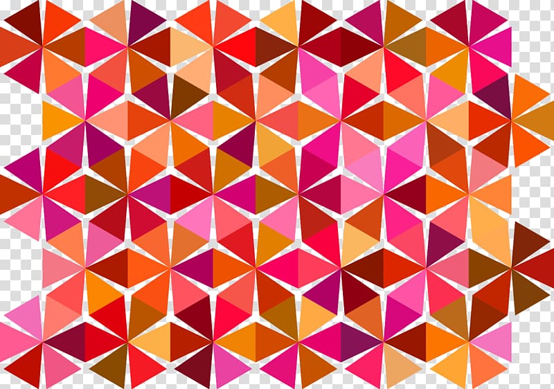 Triangle Square Tessellation Cuboctahedron Pattern, patterns transparent background PNG clipart