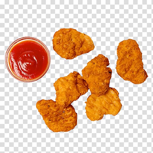 Chicken nugget Chicken fingers McDonald\'s Chicken McNuggets Chicken meat, chicken nuggets transparent background PNG clipart