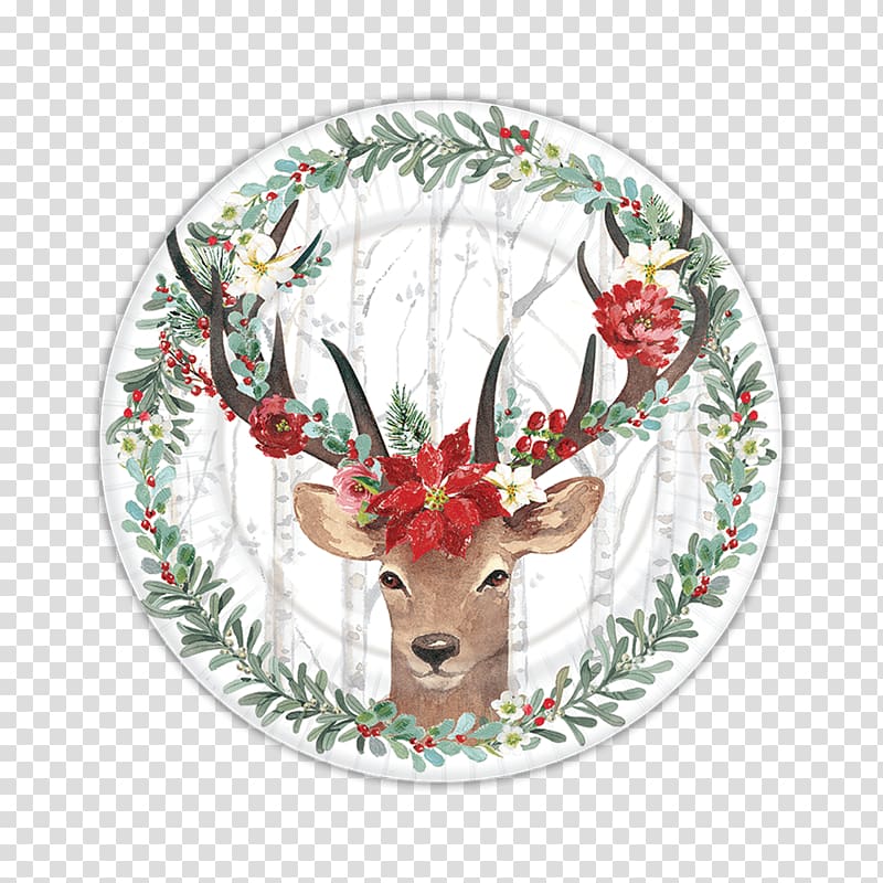 Reindeer Santa Claus Rudolph Holiday, distinguished guest transparent background PNG clipart