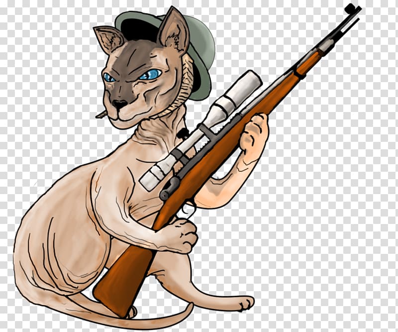 United States Army Sniper School Sphynx cat , army transparent background PNG clipart
