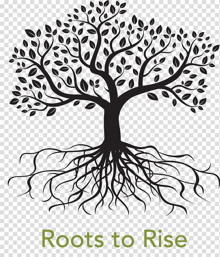 tree of life with roots clipart