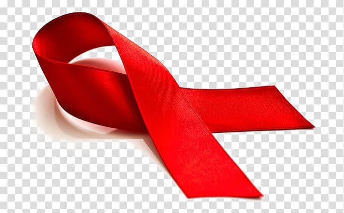 HIV/AIDS Red ribbon World AIDS Day Awareness ribbon, world aids day postcards transparent background PNG clipart