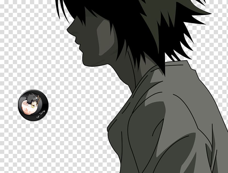 Desktop Death Note Anime Near, L transparent background PNG clipart ...