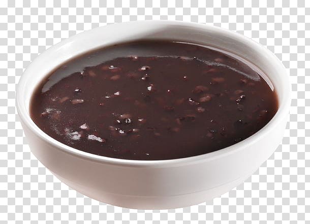 Ice cream Chutney Congee Yaksik Mole sauce, Black rice porridge transparent background PNG clipart