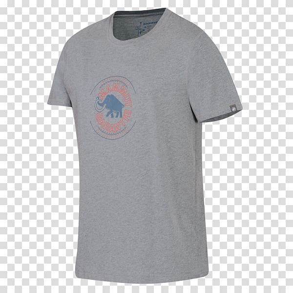 Mammut Trovat T-Shirt Men Sleeve Mammut Sports Group, gray marble transparent background PNG clipart