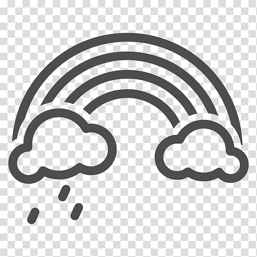 Rainbow Computer Icons Cloud Weather Light, rainbow transparent background PNG clipart