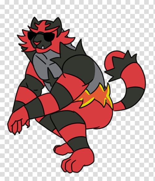 Incineroar Pokémon 4chan Demon , gay yiff transparent background PNG clipart
