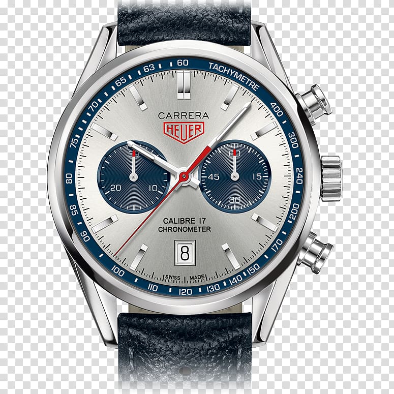 Watch TAG Heuer Men\'s Carrera Calibre 1887 Chronograph Brand, watch transparent background PNG clipart