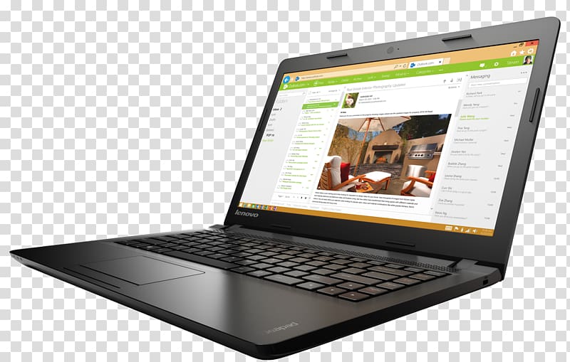 Laptop Intel IdeaPad Lenovo Celeron, laptops transparent background PNG clipart