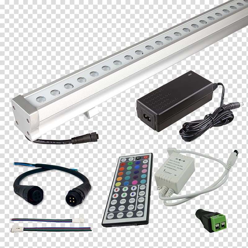 Light-emitting diode Wallwasher LED strip light Remote Controls, Smd Led Module transparent background PNG clipart