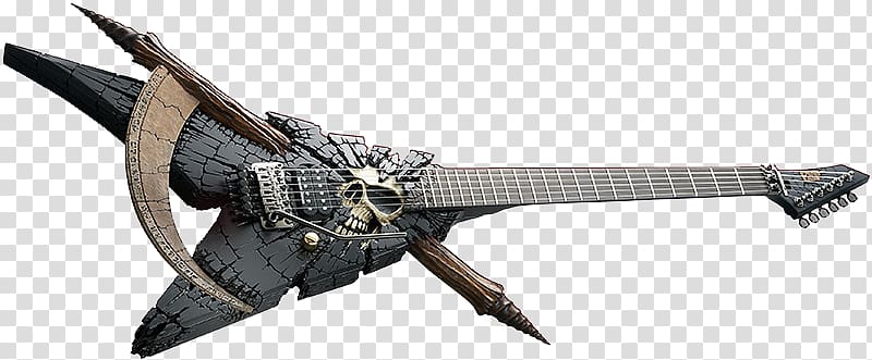 Death ESP Guitars Shinigami Electric guitar, progressive metal guitar transparent background PNG clipart