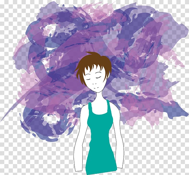 Mangaka Desktop Anime Flower, Dream big transparent background PNG clipart