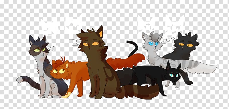 Cat Warriors: The New Prophecy Ashfur Jayfeather, feather style transparent background PNG clipart