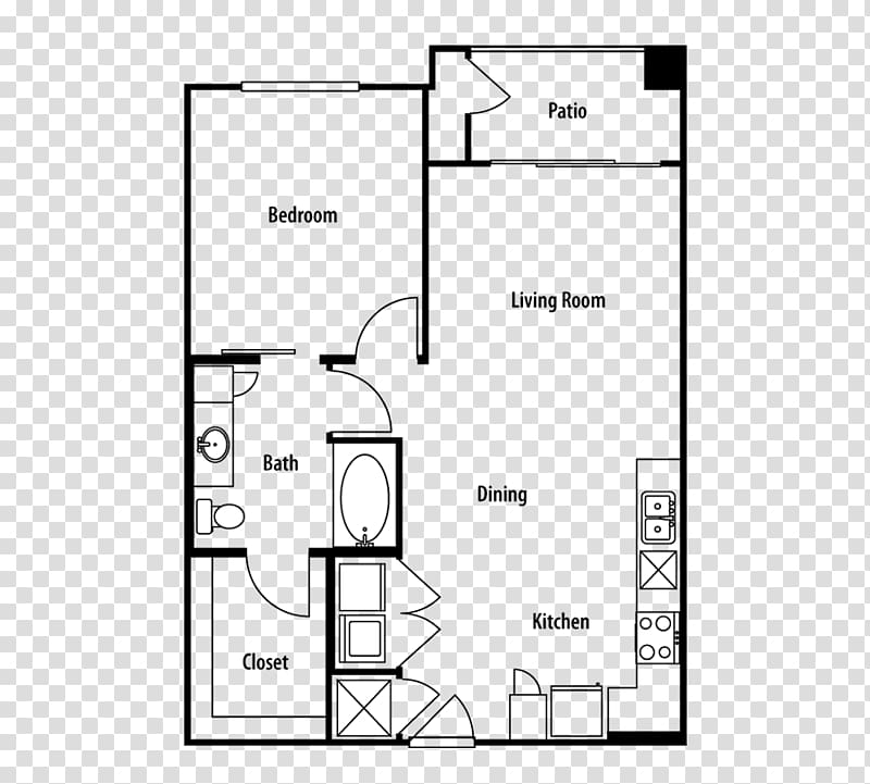 Floor plan Atlanta House Gables Emory Point Apartment, house transparent background PNG clipart