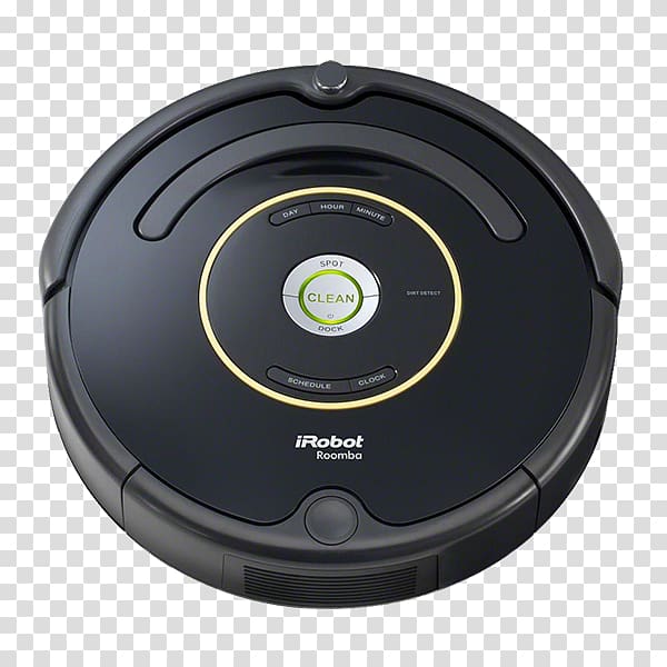 iRobot Roomba 650 Robotic vacuum cleaner, Sweeping robot transparent background PNG clipart