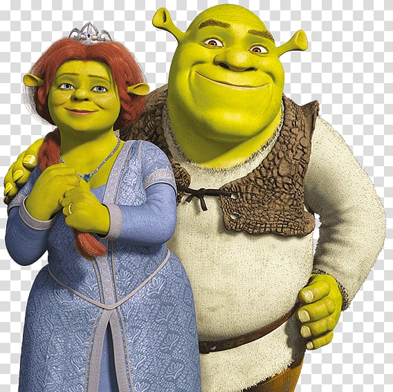 Shrek and Fiona transparent background PNG clipart