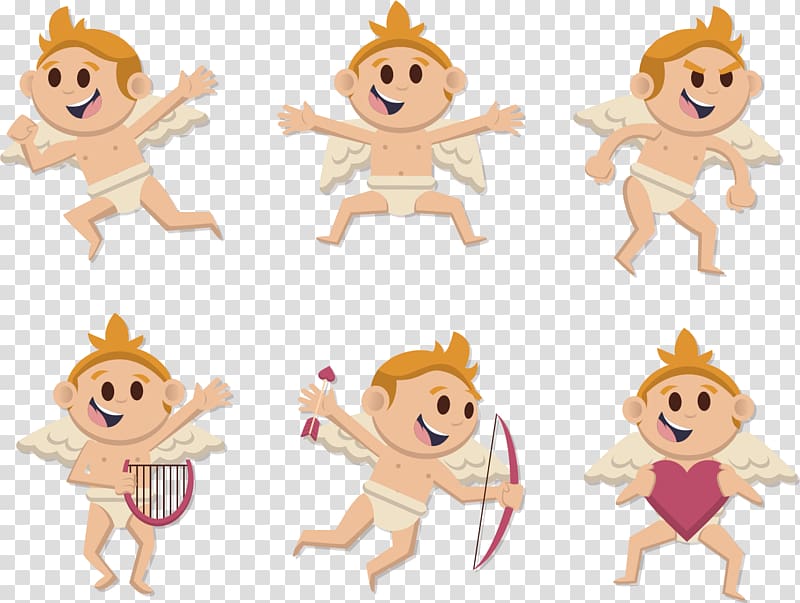 Cupid , Cupid angel messenger of love transparent background PNG clipart