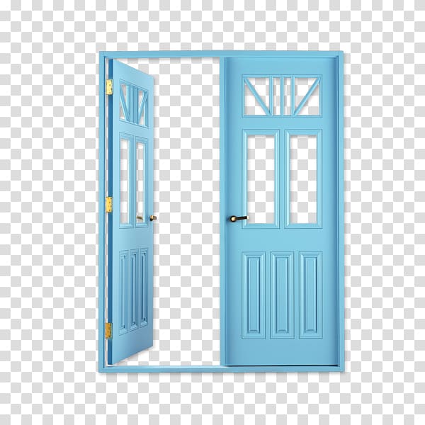 Microsoft Windows Door, Blue Door transparent background PNG clipart